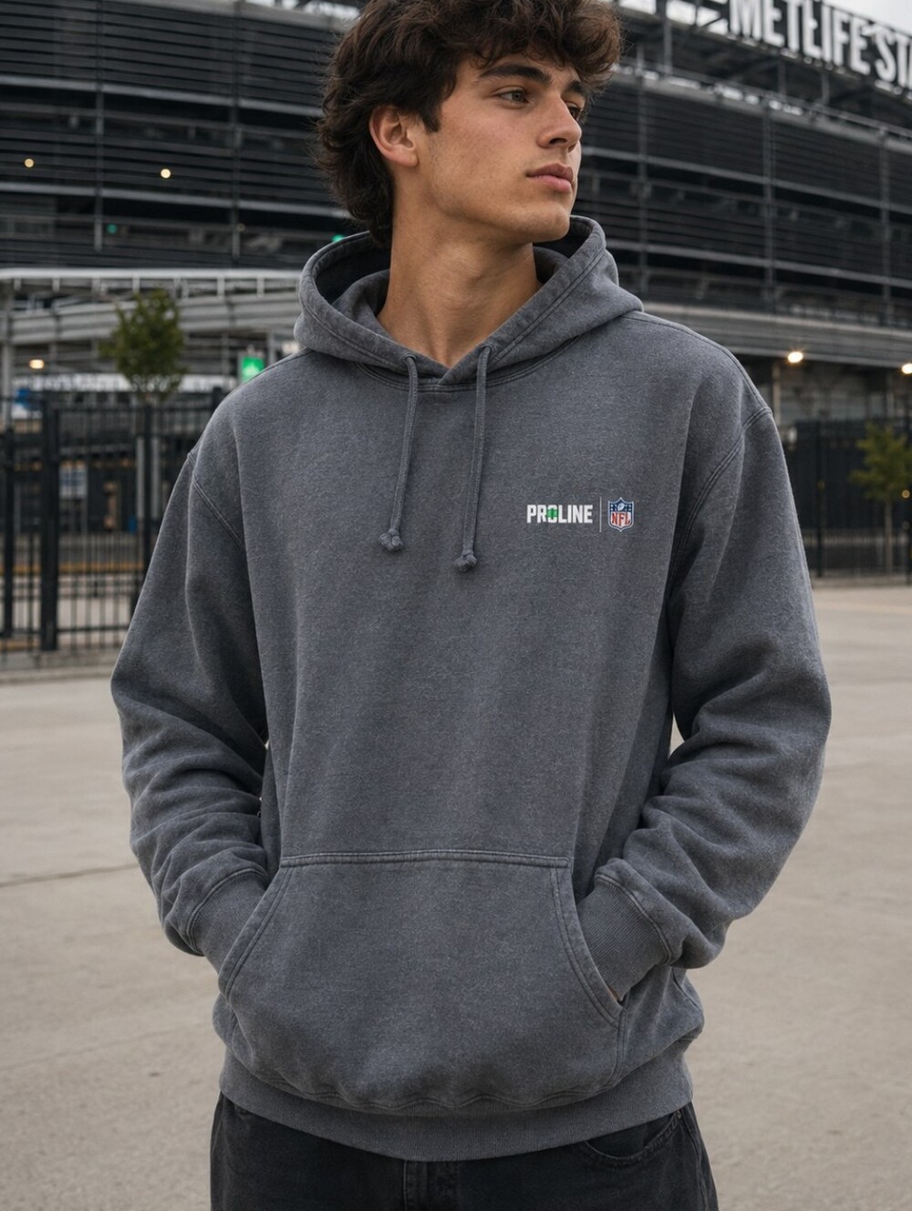 NFL Gray NWOT Pullover Hoodie